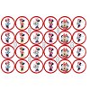 Minnie - Disney - A4 24ks ⌀4,7 cm - 00147