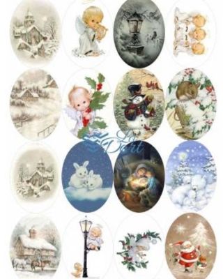 Do vánoční nabídky jsme přidali tyto oválné obrázky na perníčky, jsou ve dvou velikostech a máme k nim i vykrajovátka 😉...