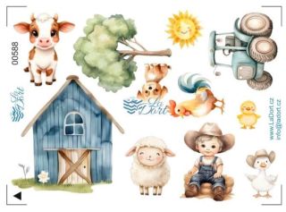 Budete péct dort pro malého farmáře nebo farmářku? 🚜🧑‍🌾🌾🐮 Tyto roztomilé malované obrázky 100% rozzáří jejich oči😊...