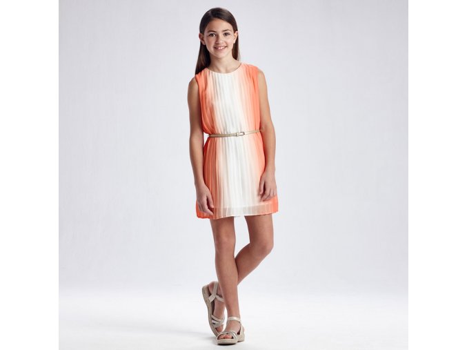 Dívčí letní šaty s páskem Mayoral 6942