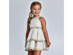 Dívčí letní lněné šaty Mayoral 3925