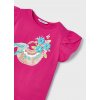 Dívčí triko s krátkým rukávem růžové Mayoral 3091