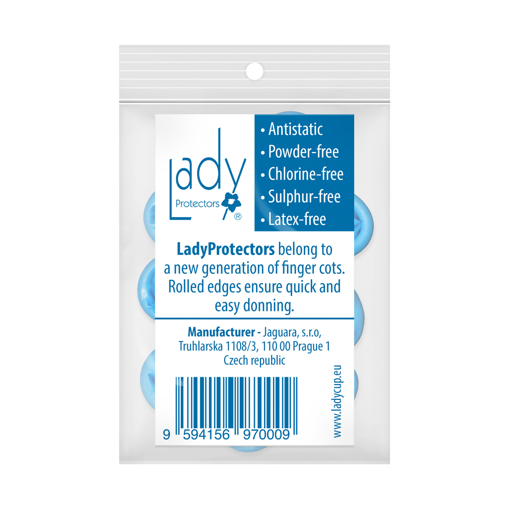Návleky na prsty LadyProtectors Balení LadyProtectors: 12 kusů