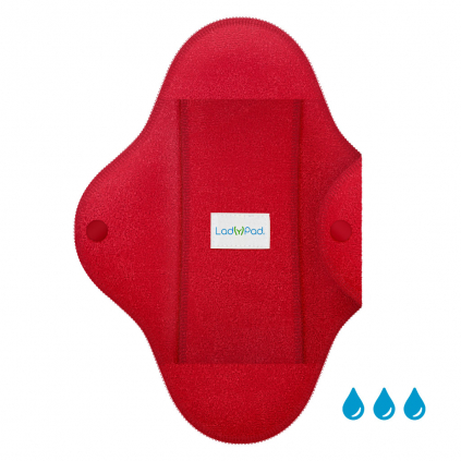 LadyPad Einlage und Slipeinlage Karmin