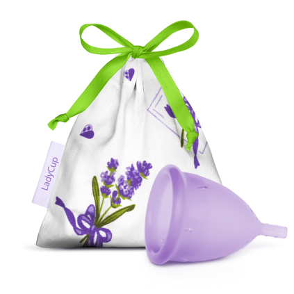 ladycup dotek levandule