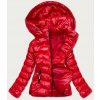 Luxusná dámska prechodná bunda červená