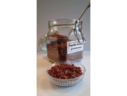 paprika červená granule