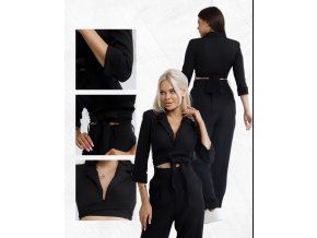 jacket with sash