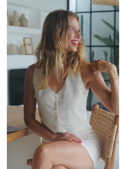 krémový business top len judita berkova baliDSC02339