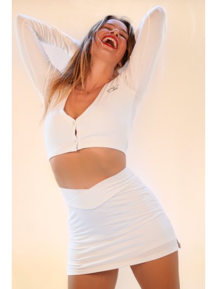 bambusová bílá sukně na jógu a sport judita berkovaDSC04698