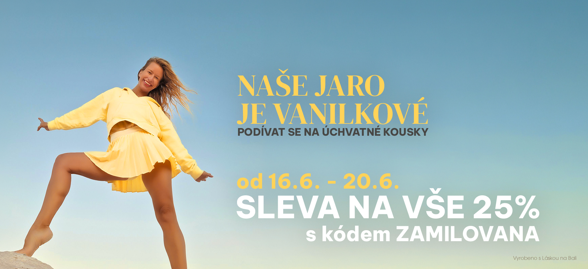 Vyrobeno s Láskou na Bali přírodní materiály udržitelný eshop