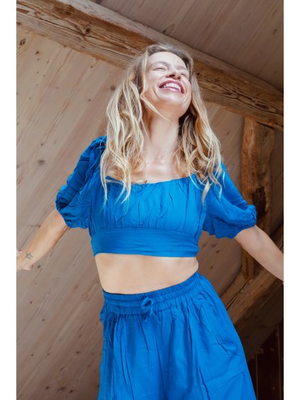 boho top podzimni judita berkova modrý top na jóguDSC07336