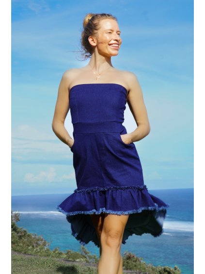 Houte Couture denim šaty 4