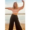 černé mušelínové meditační kalhoty judita berkova baliDSC01167