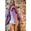 Light purple cotton jacket with ONE print