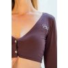 čokoládový knoflíkový jógový top judita berkovaDSC04010