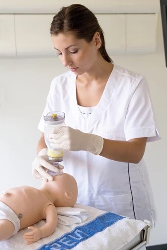 Laerdal Upright Resuscitator -manuální resuscitátor pro novorozence a kojence