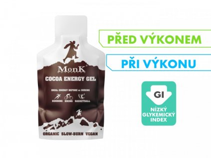 96 1 monk cocoa energy gel 30g