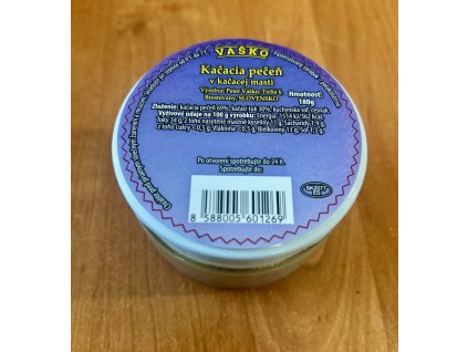 Kachní játra v kachním sádle 180 g