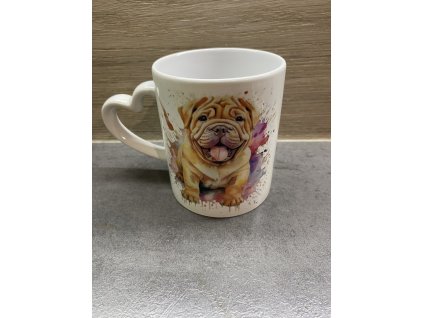HRNÍČEK KLASIK S OUŠKEM ♥ s rasou pejska (36 ras v nabídce) 🐶