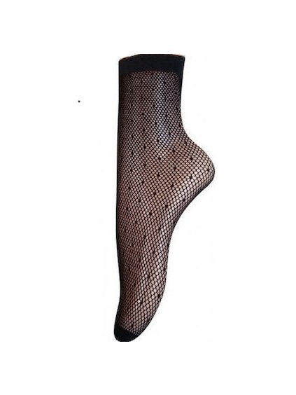 patterned fishnet ankle socks style 21