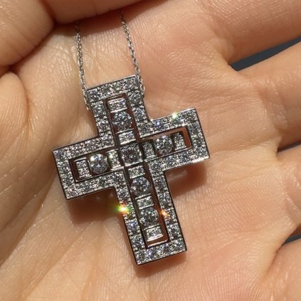 Přívěsek Domiani s diamanty