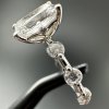 Prsten s laboratorním diamantem emerald