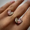 Náušnice s diamanty ve dvou odstínech – Duo Lumière