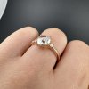 Prsten s diamantem Round Rose Cut