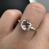 Prsten s diamantem Round Rose Cut