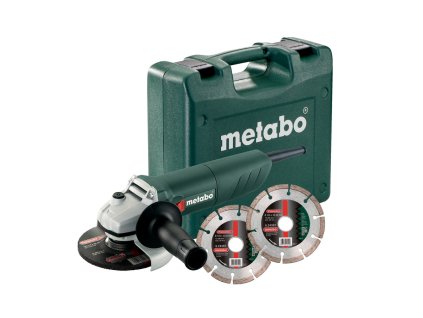 Uhlová brúska Metabo W 850-125 SET