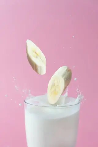 Banánový milkshake pro správný růst