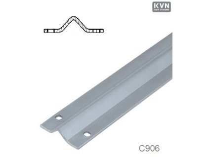 Vodiaci profil `V` pre posuvné brány, dĺžka 6m, cena za kus