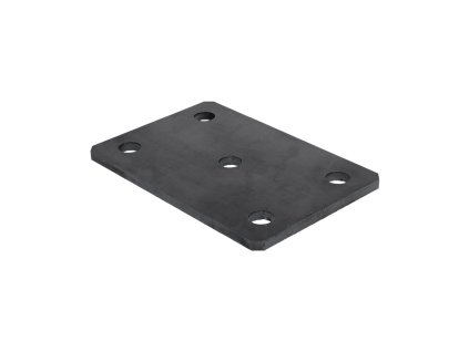 Platňa 99x150x7mm s otvormi 13mm, bez povrchovej úpravy
