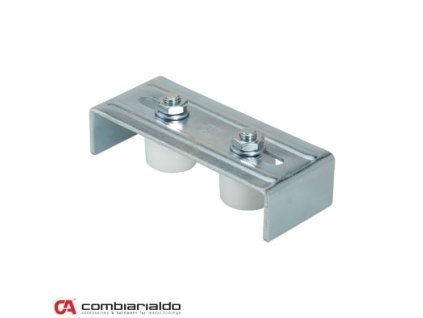 Platňa Combi Arialdo, 2 vodiace nylon. kolieska 35x30mm