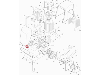 PMCPM.4630 prechodka gumená pre RB350, RUN
