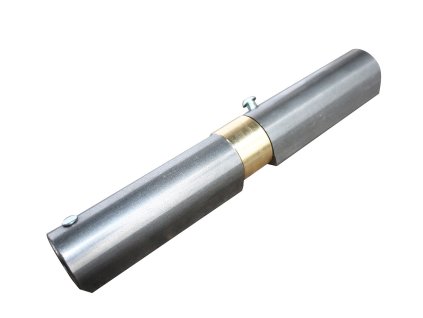 Samozatvárací pánt dvojdielny 165mm, navárateľný, sila zatvárania nastaviteľná pružinou