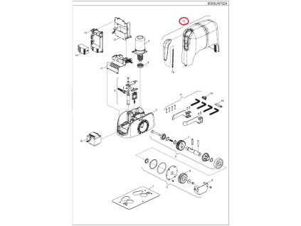 999COPE001A00  kryt vrchný s led SUN 4024/7024/1124