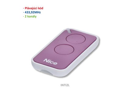 Vysielač ERA 2-kanálový, 433MHz, plávajúci kód, fialový