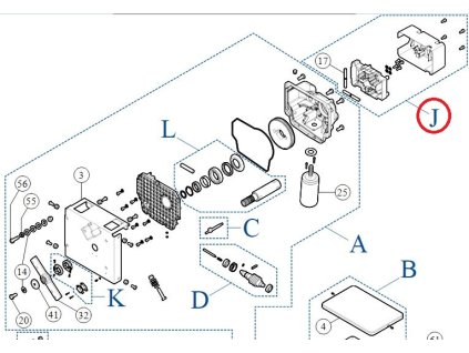SPWIDE0001 kompletný držiak ramena XBA19 pre závoru WIDES/M