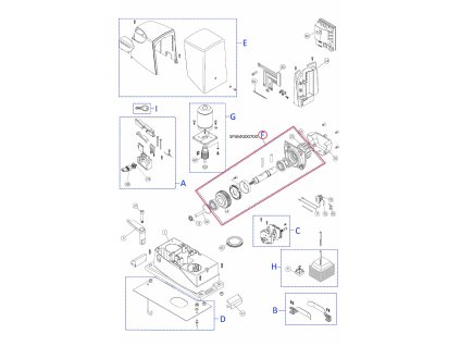 SPAMG00700 kit prevodovky pre RB350/400, RD400