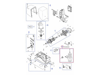 SPEG068A00 kit TRA-DR01.1035 transformátor 230V/22V/11.A