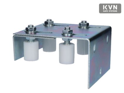 Horné vedenie nastaviteľné na šírku profilu 10-85mm, 4x nylonové kolieska D30mm H40mm