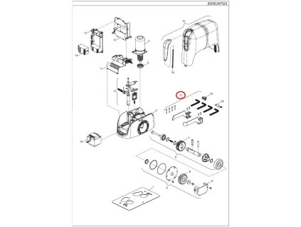 999ACCE018A00  koncové dorazy na hrebeň, isté s 9 ND4SLK-68