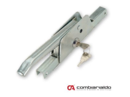 Uzatvárací pákový systém pozinkovaný L-265mm, pre riadiacu tyč 14x14mm