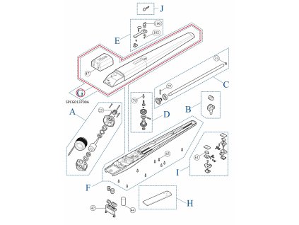 SPCG013700A kit pre kryt elektro svorkovnice TOONA4../5..