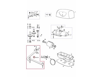 PRHY05 kit ramena spodný aj vrchný diel pre HYPPO