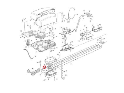 PRSPIN03B remeň h-10mm pre  SNA11/30 pre SPIN, cena za 8m