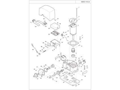 500CORSC-50M spodný blok motora- hliníkový