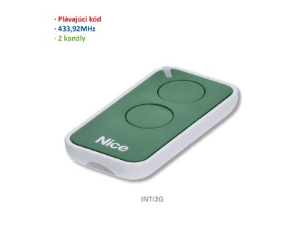 Vysielač ERA 2-kanálový, 433MHz, plávajúci kód, zelený